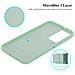 Custodia Compatibile Con Samsung Galaxy S22 Ultra In Liquid Verde Chiaro - Coperchio Protettivo In Silicone Tpu Flessibile - Foto miniatura 6