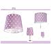Lampada Da Comodino Per Bambini Stars Stelle Malva - Foto miniatura 5