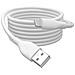 Cavo di collegamento in silicone Lightning, USB-A - Lightning 2 m, bianco - Foto miniatura 5