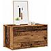 Panca Ingresso 80x40x45 Cm Legno Vecchio Legno Multistrato - Foto miniatura 1