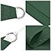 Parasole A Vela In Tela Oxford Quadrato 6x6 M Verde Scuro - Foto miniatura 5