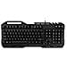 Tastiera USB GKBD200BKUS  per Gaming (Layout US International) Colore Nero - Foto miniatura 4