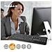 KBMU200BKFR tastiera Casa USB AZERTY Francese Nero - Foto miniatura 3