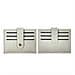 Elegante Porta Carte A 7 Scomparti In Pelle Pu A Doppia Faccia Grey - Foto miniatura 1