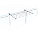 Stendibiancheria Da Balcone 62x63x8 Cm Bianco, Ribaltabile In Alluminio Per Ringhiera Da Esterno - Foto miniatura 5