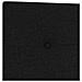 Testiera  Button Tufted Nera 80 cm in Tessuto - Foto miniatura 7