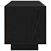 Mobile TV  con luci LED Nero Rovere 160x35x40 cm in legno ingegnerizzato - Foto miniatura 3