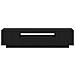 Mobile TV  con luci LED Nero Rovere 160x35x40 cm in legno ingegnerizzato - Foto miniatura 5