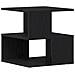 Tavolino  Nero Rovere 40x40x40 cm in Legno Ingegnerizzato - Foto miniatura 1