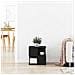 Tavolino  Nero Rovere 40x40x40 cm in Legno Ingegnerizzato - Foto miniatura 4