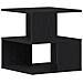 Tavolino  Nero Rovere 40x40x40 cm in Legno Ingegnerizzato - Foto miniatura 5