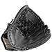 Guanto Da Softball E Hockey In Pelle Pu Ispessita Per La Protezione Delle Mani Black S - Foto miniatura 2