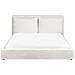 Letto Velluto Bajonna 180 X 200 Cm Bianco Sporco - Foto miniatura 4