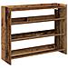 Scarpiera Legno Antico 80x25x62 cm in Legno Multistrato - Foto miniatura 1