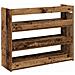 Scarpiera Legno Antico 80x25x62 cm in Legno Multistrato - Foto miniatura 6