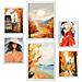Set Di 6 Stampe Poster Nobel In Damen, Dipinti Decorativi Estetici Per Il Tuo Soggiorno, Camera Da Letto, Casa A3 & A4 Cornice Bianca - Foto miniatura 1