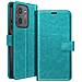 Custodia A Portafoglio Per Xiaomi Redmi 15c Con Cinturino Da Polso E Funzione Stand, Turchese - Foto miniatura 1
