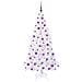 Albero di Natale artificiale Bianco 180 cm PVC e Acciaio - Foto miniatura 3