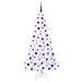 Albero di Natale artificiale Bianco 180 cm PVC e Acciaio - Foto miniatura 4