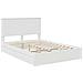 Letto con Contenitore Bianco 160 x 200 cm Legno multistrato - Foto miniatura 4