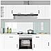 Rivestimento da Cucina 2 pcs Bianco 110 x 50 cm vetro temperato - Foto miniatura 3