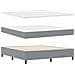 Letto a molle con materasso Grigio chiaro 180 x 200 cm Tessuto - Foto miniatura 6