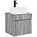 Mobile lavabo da parete Sonoma grigio 49 x 44,5 x 65 cm - Foto miniatura 1