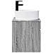 Mobile lavabo da parete Sonoma grigio 49 x 44,5 x 65 cm - Foto miniatura 2