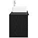 Set di mobili per il bagno 2 pcs Rovere Nero - Foto miniatura 8