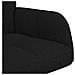 Sofa a Due Posti Nero 115 x 61 x 87 cm Tessuto - Foto miniatura 7