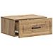 Mobiletto da notte a muro con cassetto 2 pcs Rovere Artigianale - Foto miniatura 4