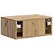 Mobiletto da notte a muro con cassetto 2 pcs Rovere Artigianale - Foto miniatura 7