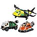 City 60505 3 in 1 Remix Aereo, Camion di Servizio e Hovercraft, Kit Veicoli Giocattolo con 3 Minifigure, Idea Regalo 7+ - Foto miniatura 16