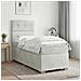 Letto box spring con materasso Grigio Chiaro 90 x 200 cm - Foto miniatura 2