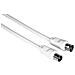 Cavo antenna M /F, 75 dB, 1,5 metri, bianco, sfuso (25 pzz.) - Foto miniatura 1