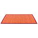 Tappeto Bamboo Antiscivolo In Tinta Unita Vari Colori-Misure 70x140 Rosso - Foto miniatura 1