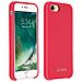 Cover Iphone 7 / 8 Silicone Soft-touch Guess Effetto Velluto - Rosso - Foto miniatura 1