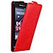 Custodia Compatibile Con Sony Xperia Z1 Compact In Rosso Mela - Coperchio Protettivo In Design Flip Con Chiusura Magnetica - Foto miniatura 4