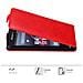 Custodia Compatibile Con Sony Xperia Z1 Compact In Rosso Mela - Coperchio Protettivo In Design Flip Con Chiusura Magnetica - Foto miniatura 5