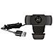 WEBCAM 2MP FHD 1920x1080 Sensore1/3” 2MP 30FPS angolo di visione 90° con microfono, USB - Foto miniatura 1