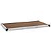 Piatto Doccia Da Esterni In Acciaio Inox Wpc 110x62 Cm Marrone - Foto miniatura 4