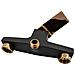 Nero / rose Gold Ottone Bagno Doccia Rubinetto Miscelatore Parete Leva Singola - Foto miniatura 4