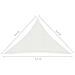 Vela Parasole 160 G / m Bianca 2,5x2,5x3,5 M In Hdpe - Foto miniatura 6