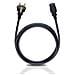 Powercord C13, Maschio / femmina, Oro, 3m - Foto miniatura 1