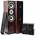 Sistema 5.0 Home Theather - Home Cinema 1140w passivo con 2 diffusori da pavimento, 1 centrale, 2 satelliti Colore Noce - Foto miniatura 3