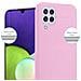 Custodia Compatibile Con Samsung Galaxy A22 4g / M22 / M32 4g In Candy Rosa - Coperchio Protettivo In Silicone Tpu Flessibile - Foto miniatura 6