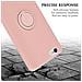 Custodia Compatibile Con Apple Iphone 6 / 6s In Liquid Rosa - Coperchio Protettivo In Silicone Tpu Flessibile Con Anello - Foto miniatura 8
