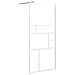 Parete Per Doccia Walk In 80x195 Cm In Vetro Esg Bianco - Foto miniatura 2