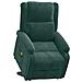 Poltrona Alzapersona Reclinabile Verde Scuro In Velluto - Foto miniatura 4