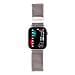 Smartwatch KW-P001 Impermeabile 3 ATM Display Touch con Bluetooth Cardiofrequenzimetro Silver - Italia - Foto miniatura 5